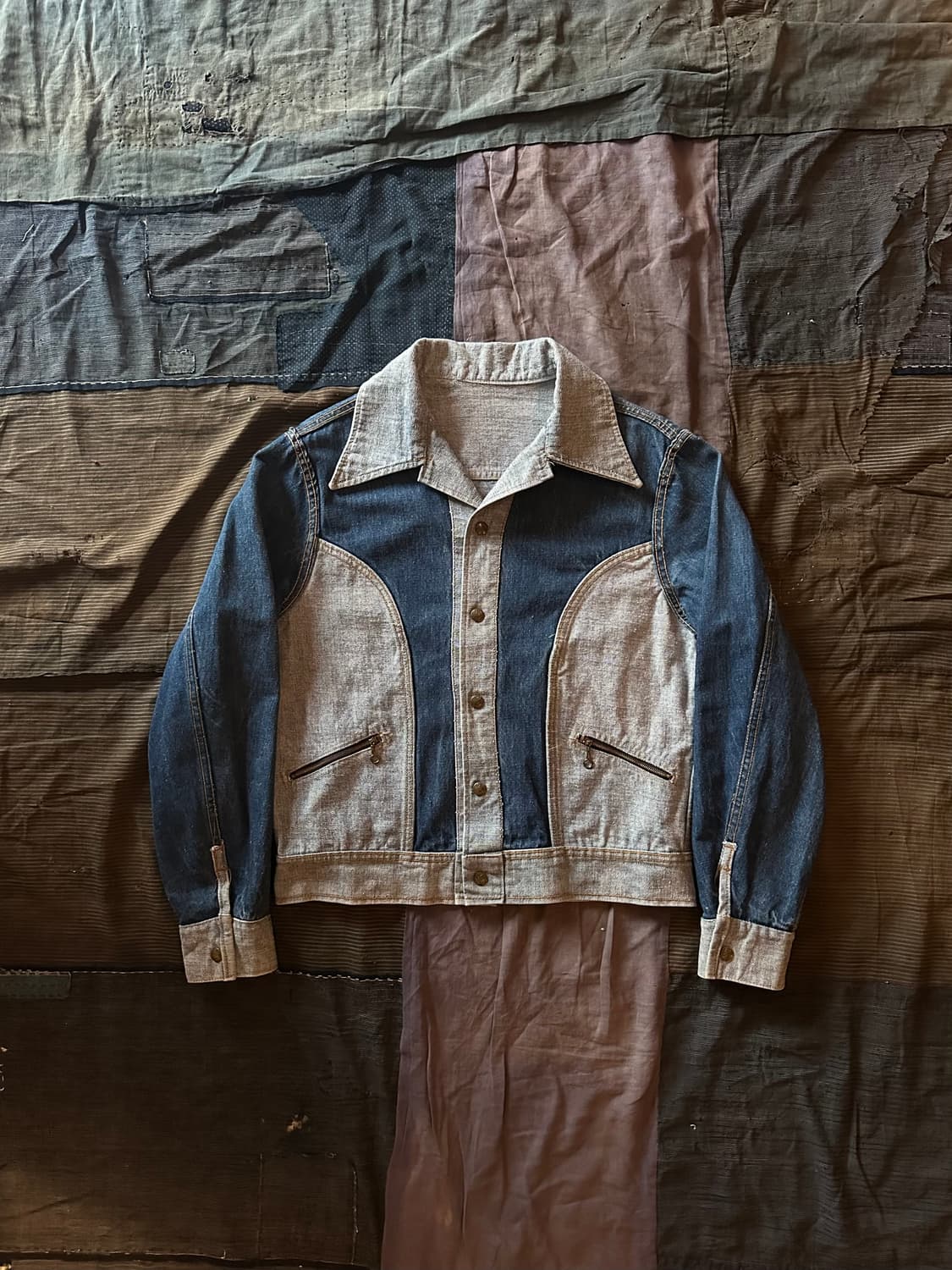 70s USA LEE Reversible Denim Jacket 상품이미지2