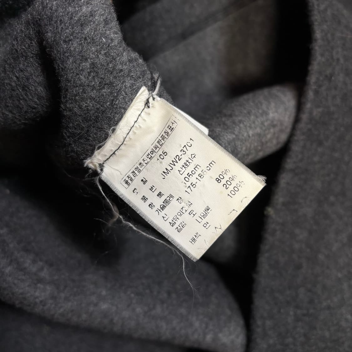 90s 폴로 랄프로렌 진스 떡볶이 코트 오버핏 후드 코트  상품이미지5