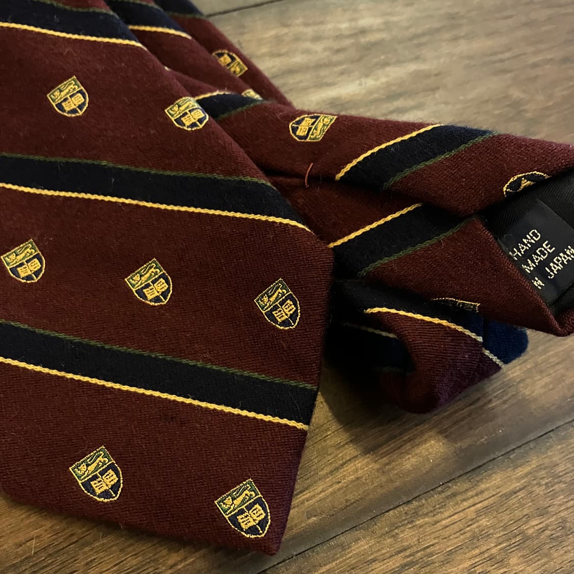 폴로 랄프로렌 레지멘탈 스트라이프 울/코튼 타이 상품이미지3