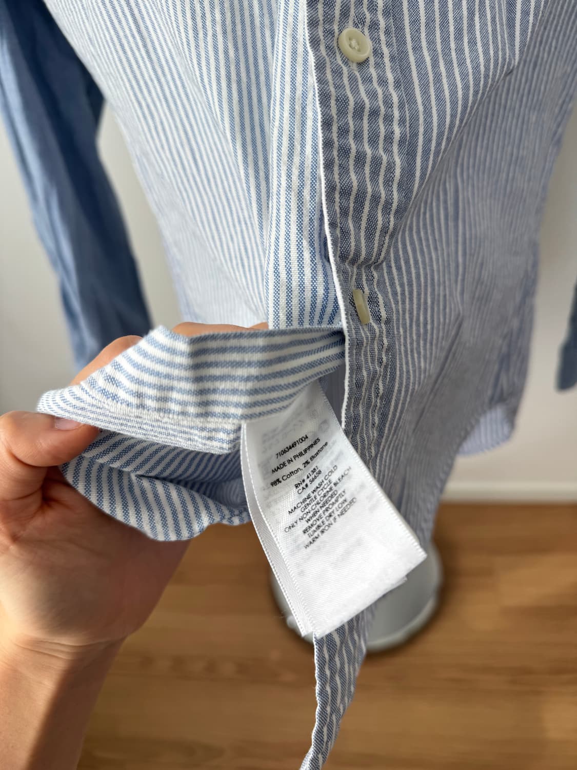 폴로 랄프로렌 스트라이프 셔츠 M 상품이미지4