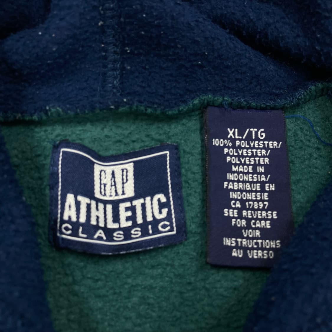 GAP 믹스 컬러 스몰 로고 플리스 후드티 상품이미지3