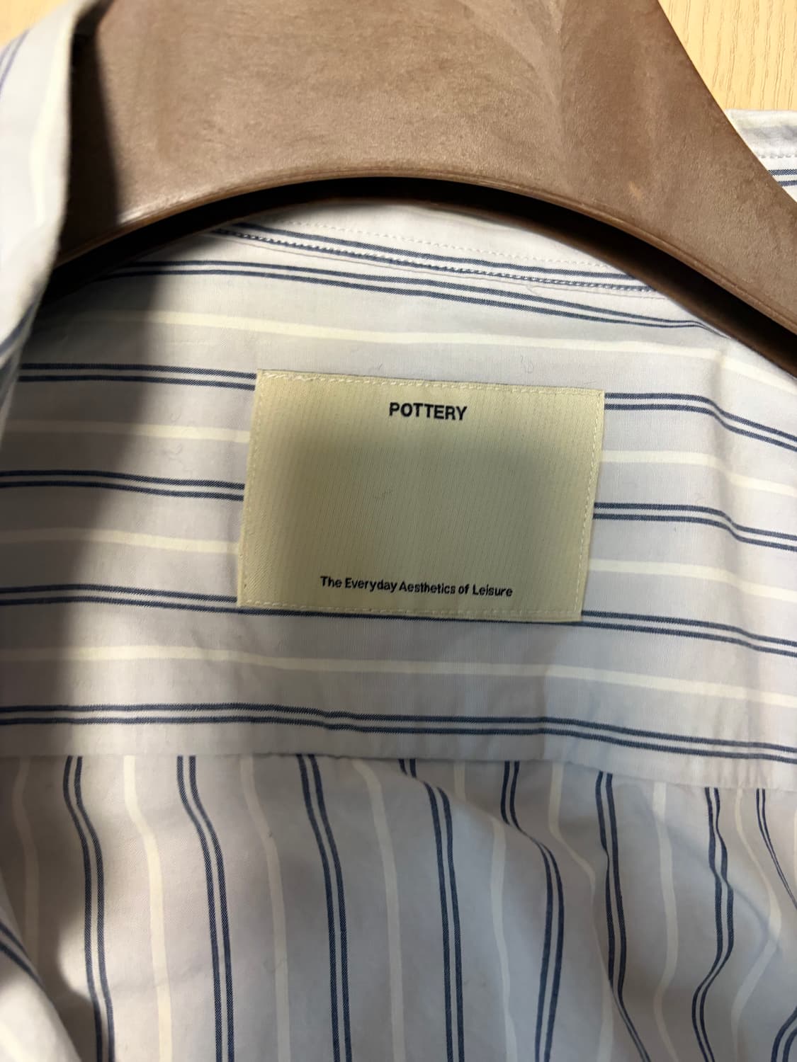 [3] 포터리 컴포트 셔츠 블루 스트라이프 상품이미지2