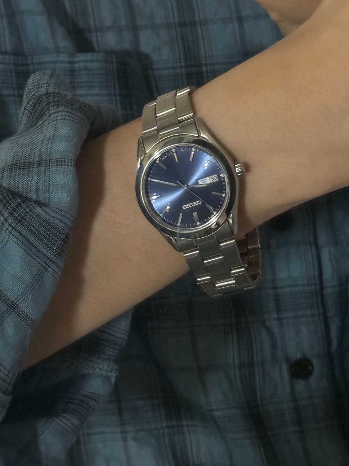 Seiko 쿼츠 청판 시계 상품이미지8