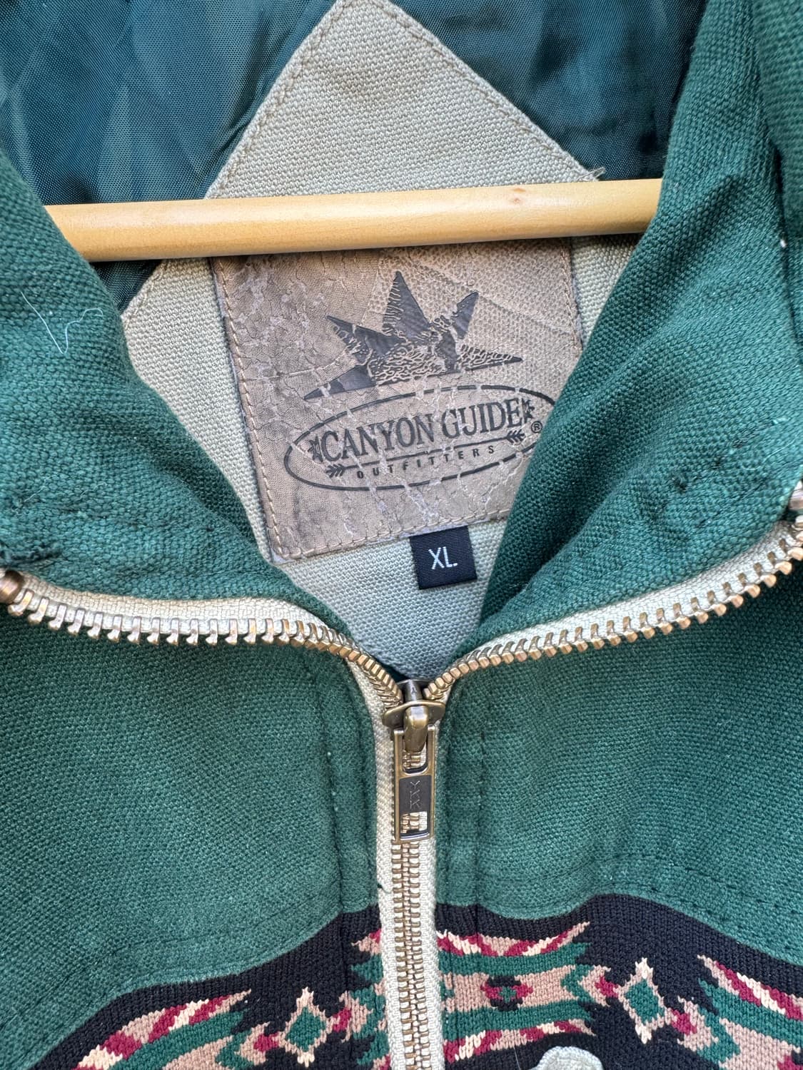 Canyon guide 빈티지 아즈텍 패턴 산타페 워크 자켓 xl 상품이미지6
