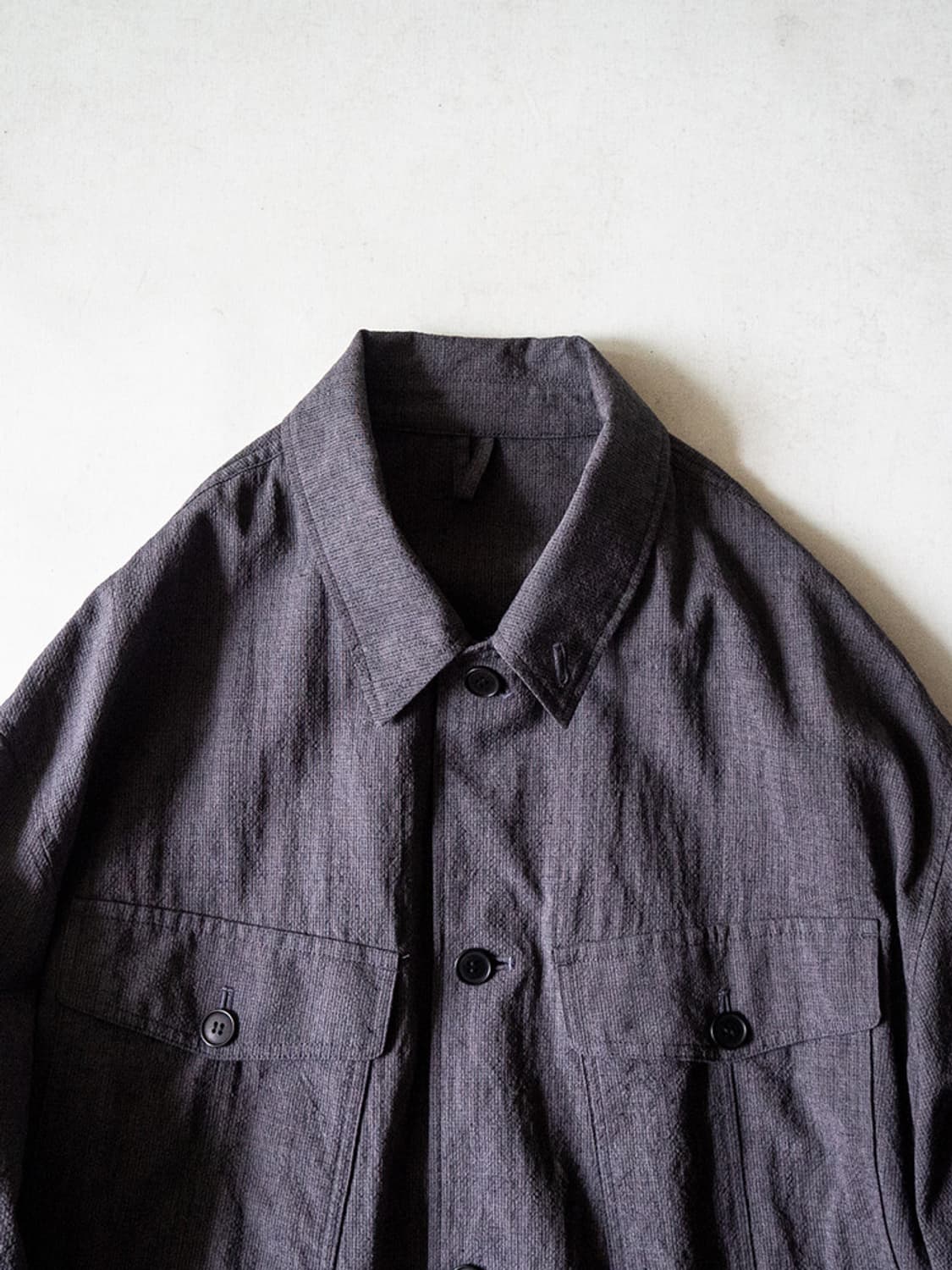 네스트로브컨팩트 울코튼린넨 사파리 자켓 상품이미지2