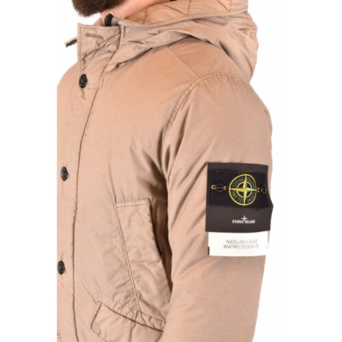 스톤아일랜드 20FW 나슬란 후드패딩/다크베이지/L 상품이미지9