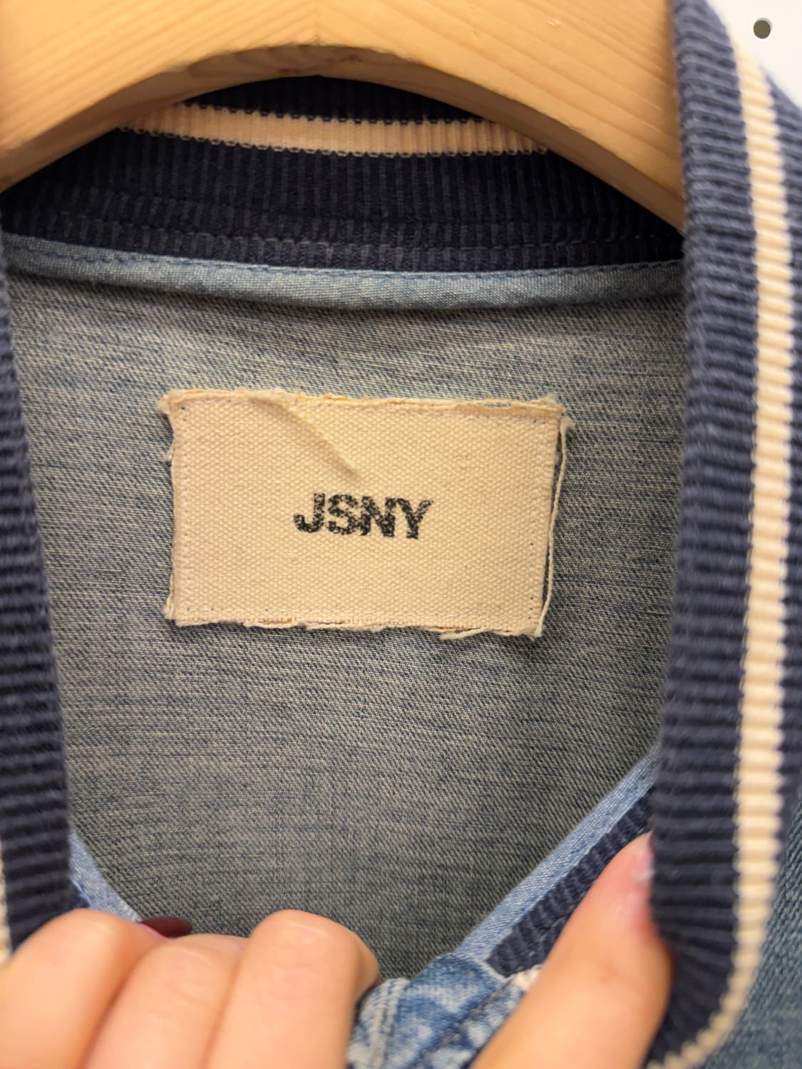 JSNY 뉴욕 데님 바시티 자켓 U1654 상품이미지5