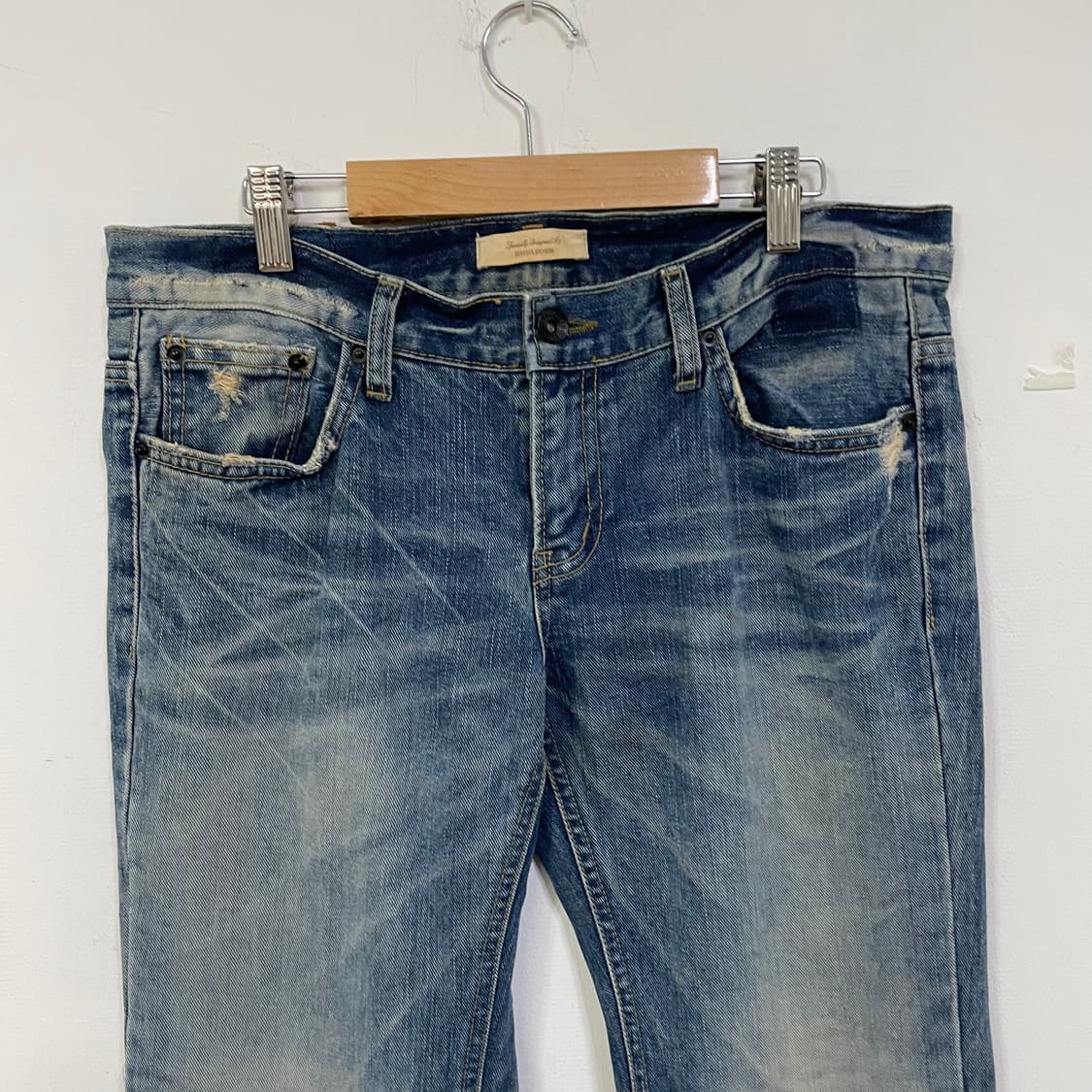 빈티지 워싱 부츠컷 데님 팬츠 상품이미지3