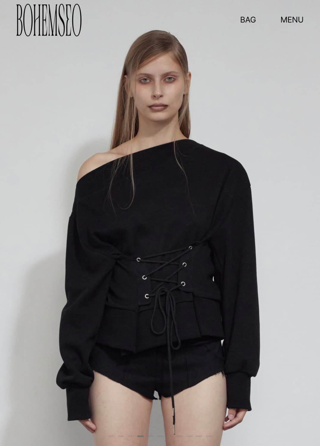 보헤미안서울 코르셋 스웻셔츠 상품이미지2
