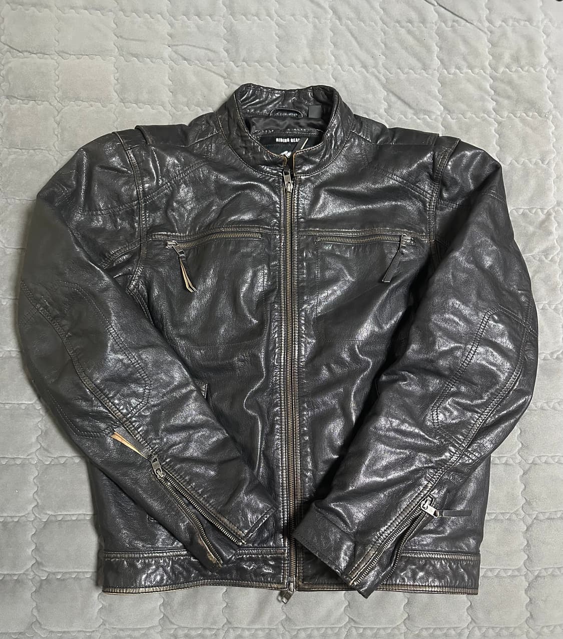 할리데이비슨 빈티지 레더 라이더 자켓 RIDING GEAR 상품이미지1