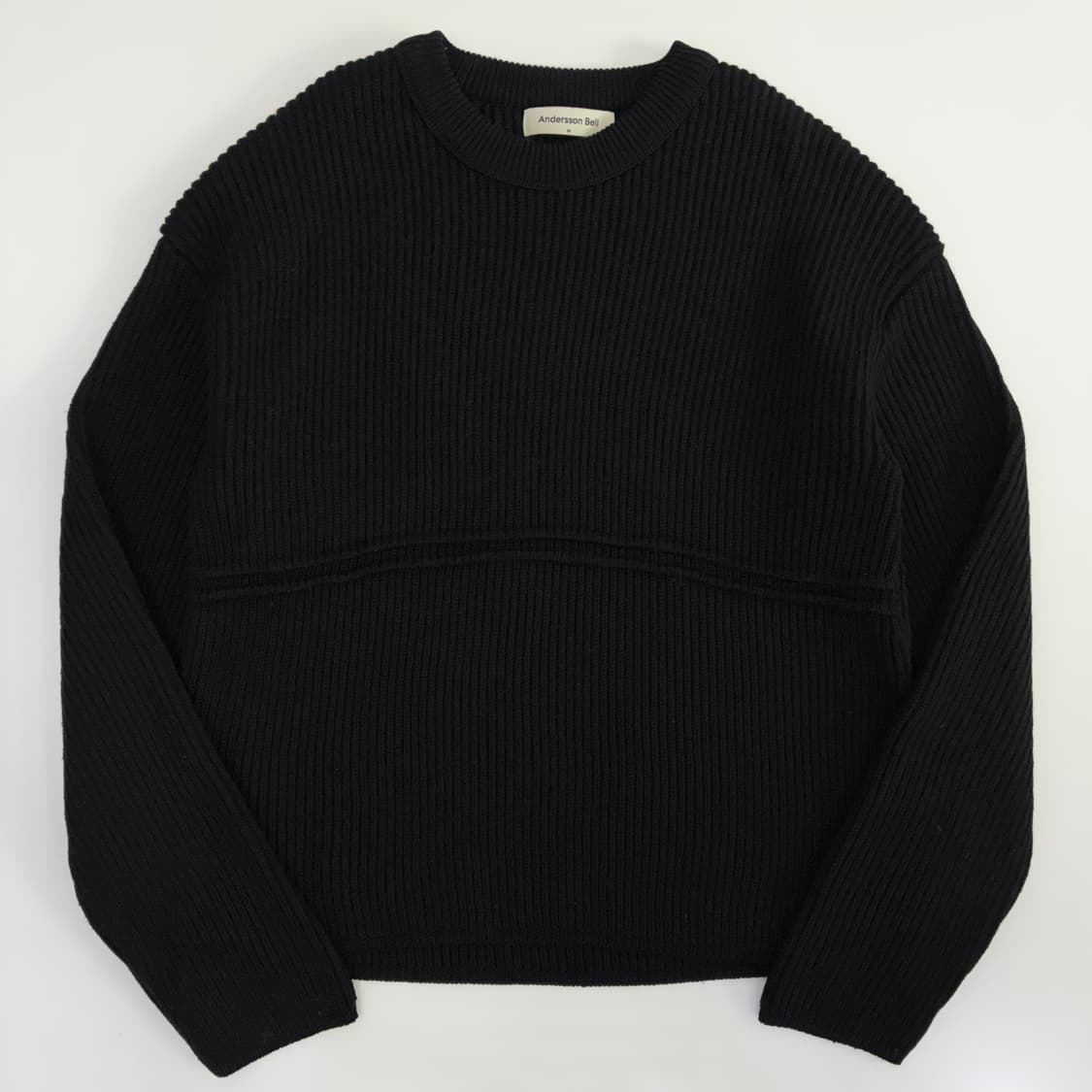 Andersson Bell  앤더슨벨 캐시미어 울 블랙 니트 상품이미지3