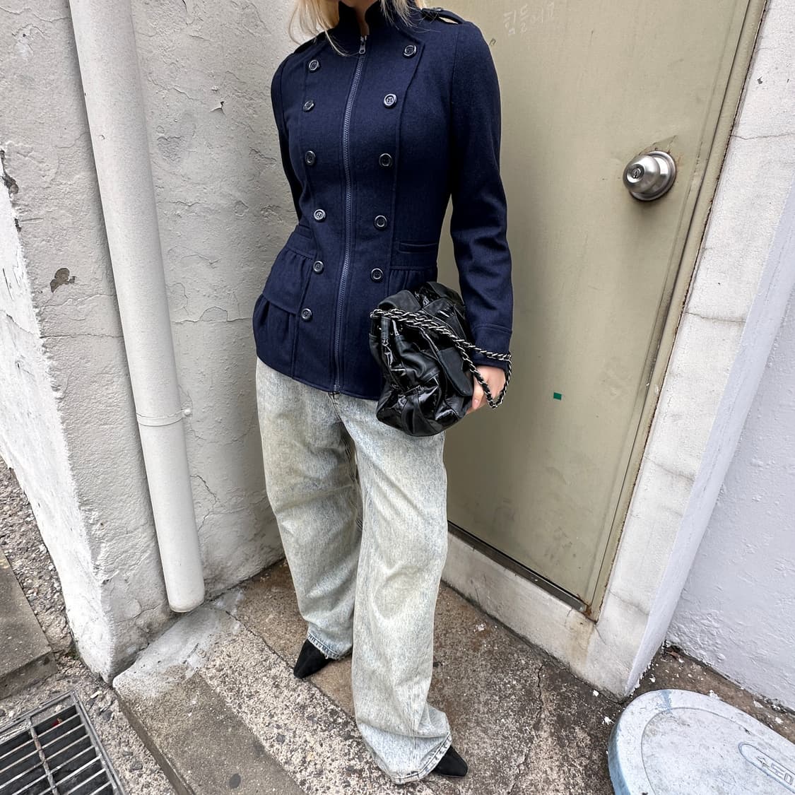 00s 빈티지 러플 나폴레옹 단주 자켓 상품이미지5