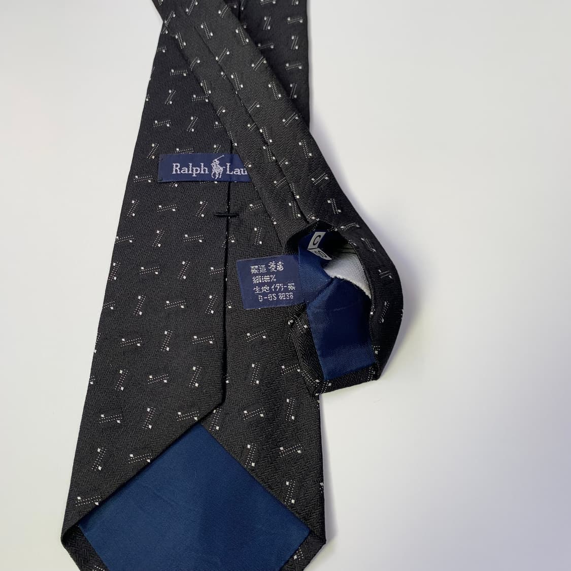 폴로 랄프로멘 명품 클래식넥타이 A+등급 9cm 블랙컬러 상품이미지7