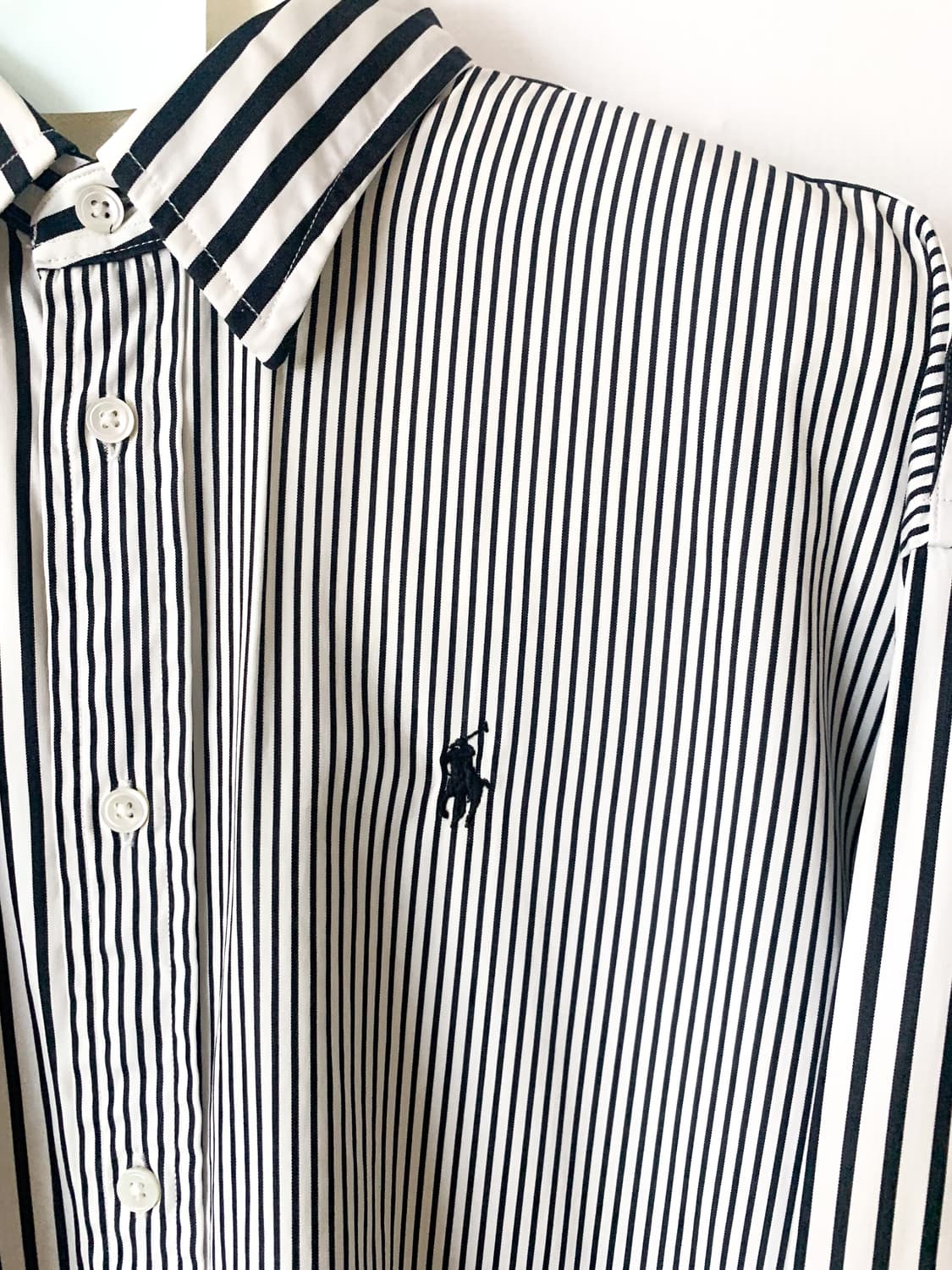 [US6] 폴로 랄프로렌 스트라이프 패치워크 셔츠  상품이미지3