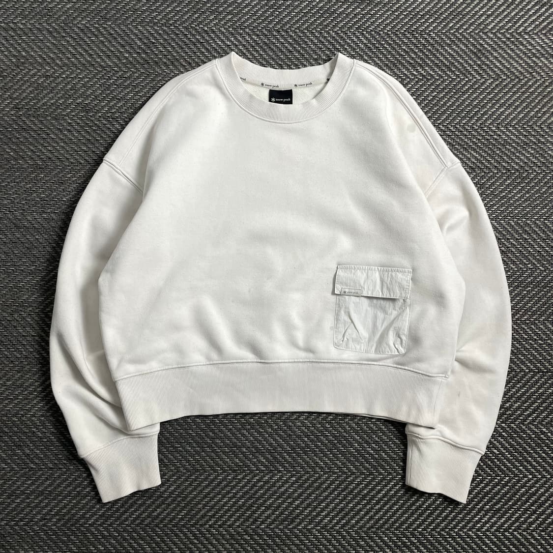 스노우피크 우먼스 세미 크롭 스웻 맨투맨y 4339 상품이미지2