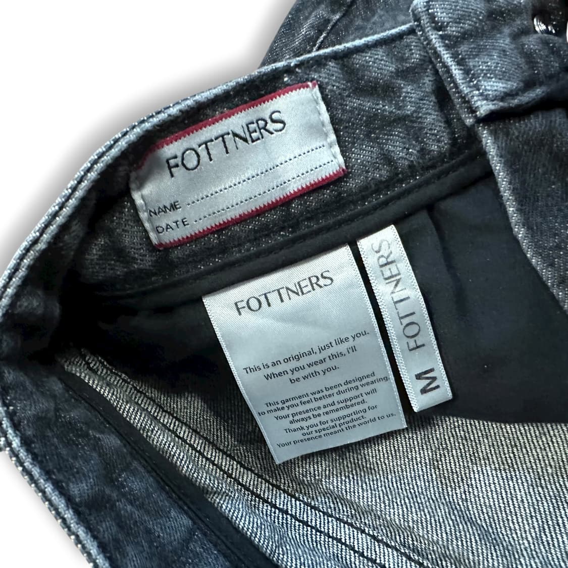 포트너스 워싱 와이드 데님 팬츠 상품이미지6