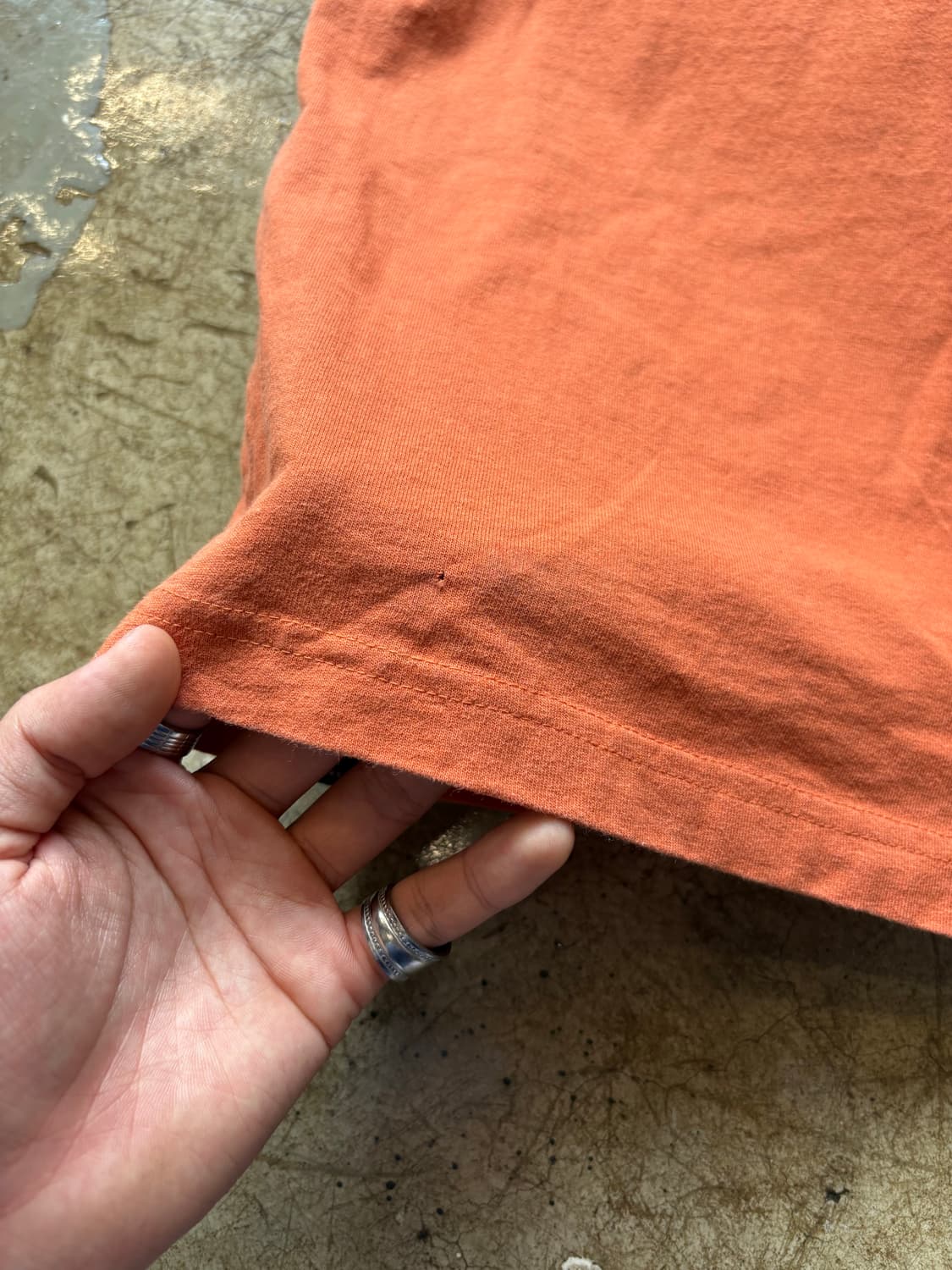 퀵실버 자수 반팔 티셔츠 상품이미지7