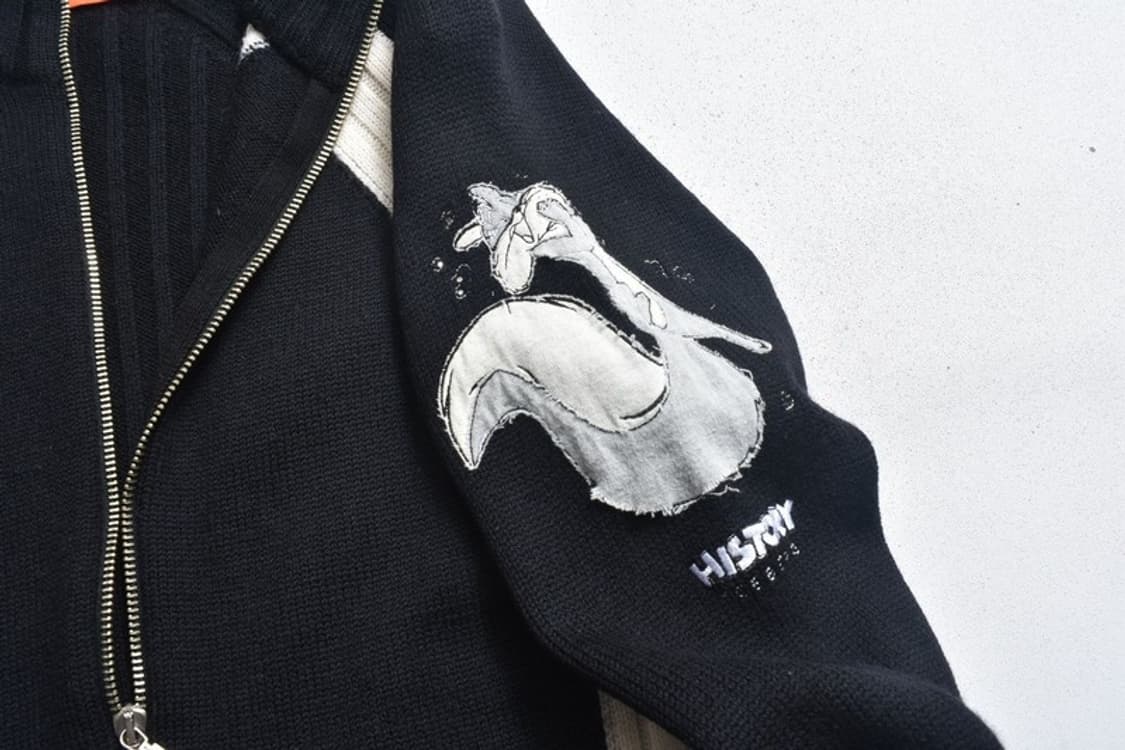 히스토리아이스버그 니트 집업 자켓 상품이미지5