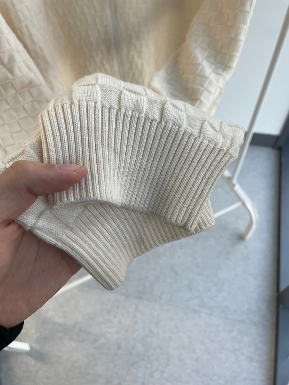 (xxl) 루이비통 다미에 니트 집업 상품이미지5