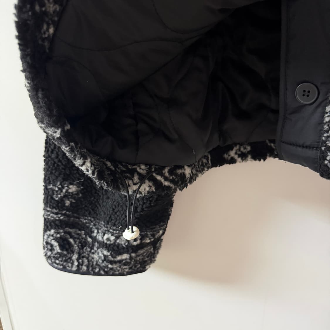 새상품 여자 페이즐리 누빔 점퍼 상품이미지4