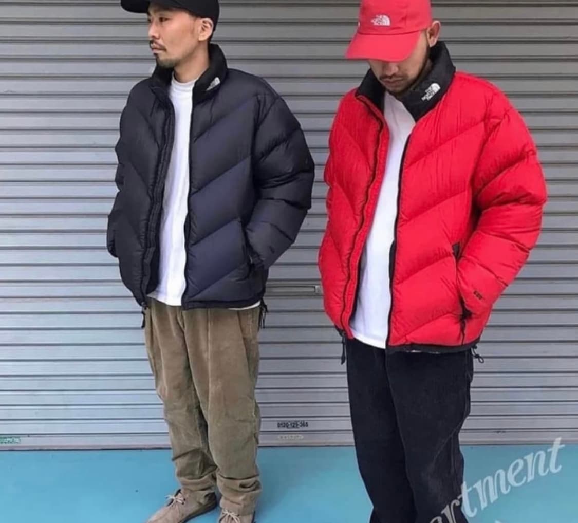 90s 노스페이스 빈티지 일본판 어센트 눕시 600 패딩 블랙 XL 상품이미지4