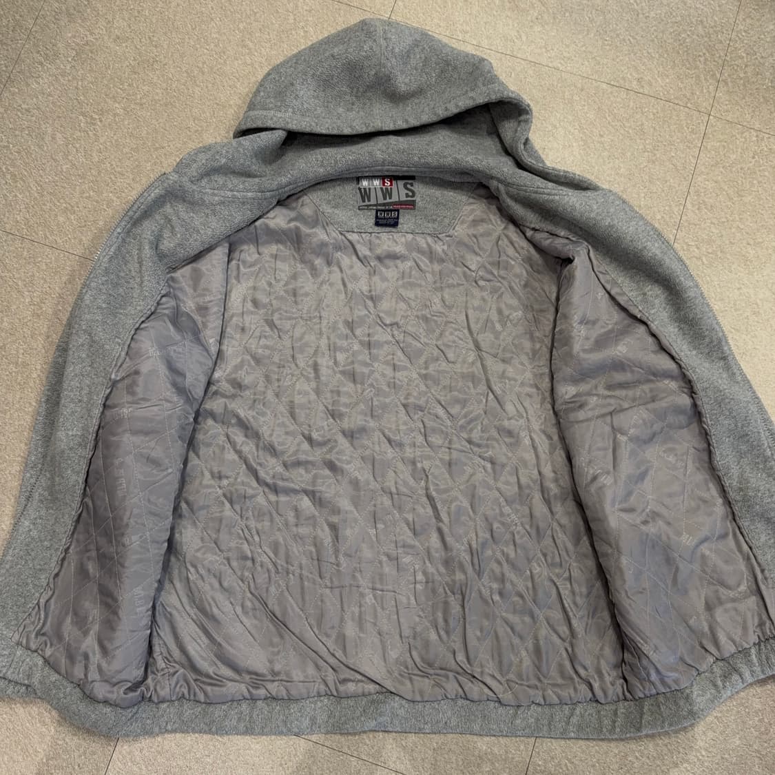 WWS 플리스 후드 집업 상품이미지3