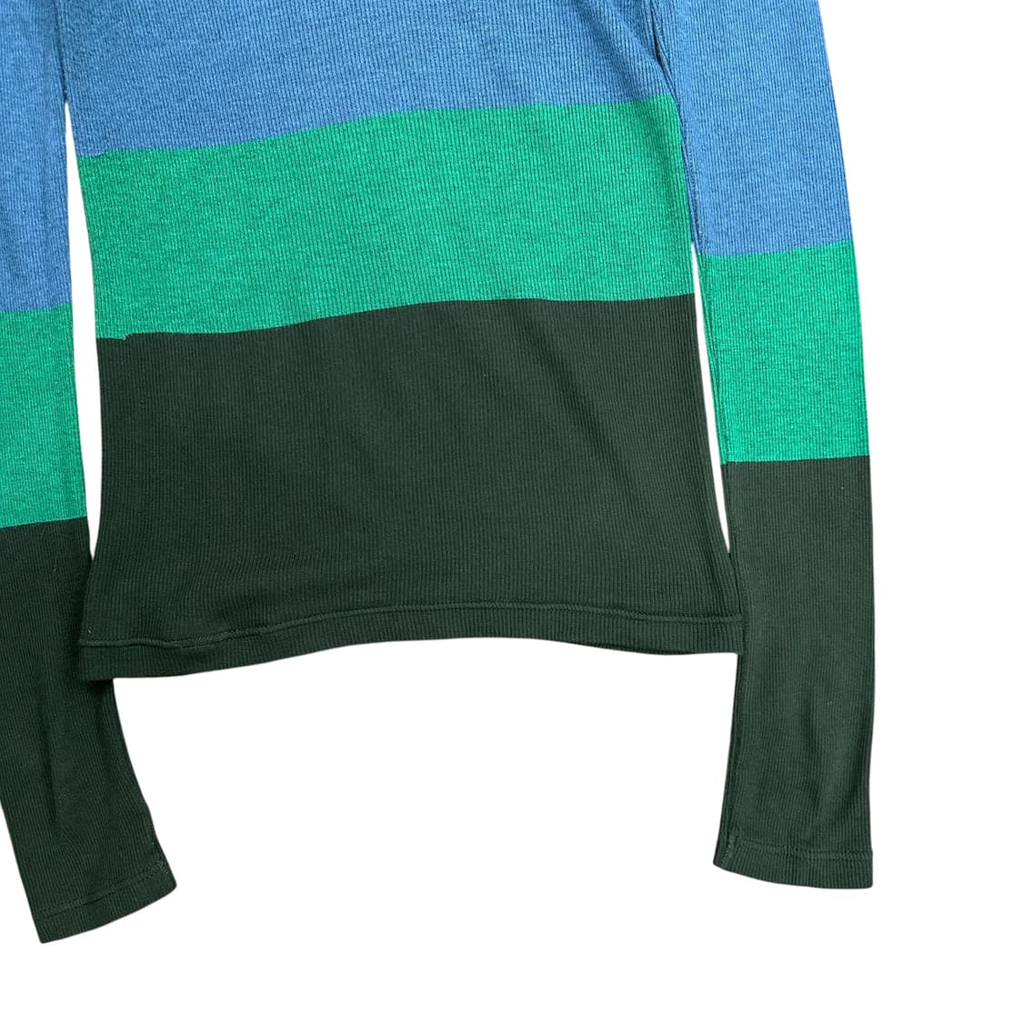 Block Stripe Basic Turtle Top 상품이미지5