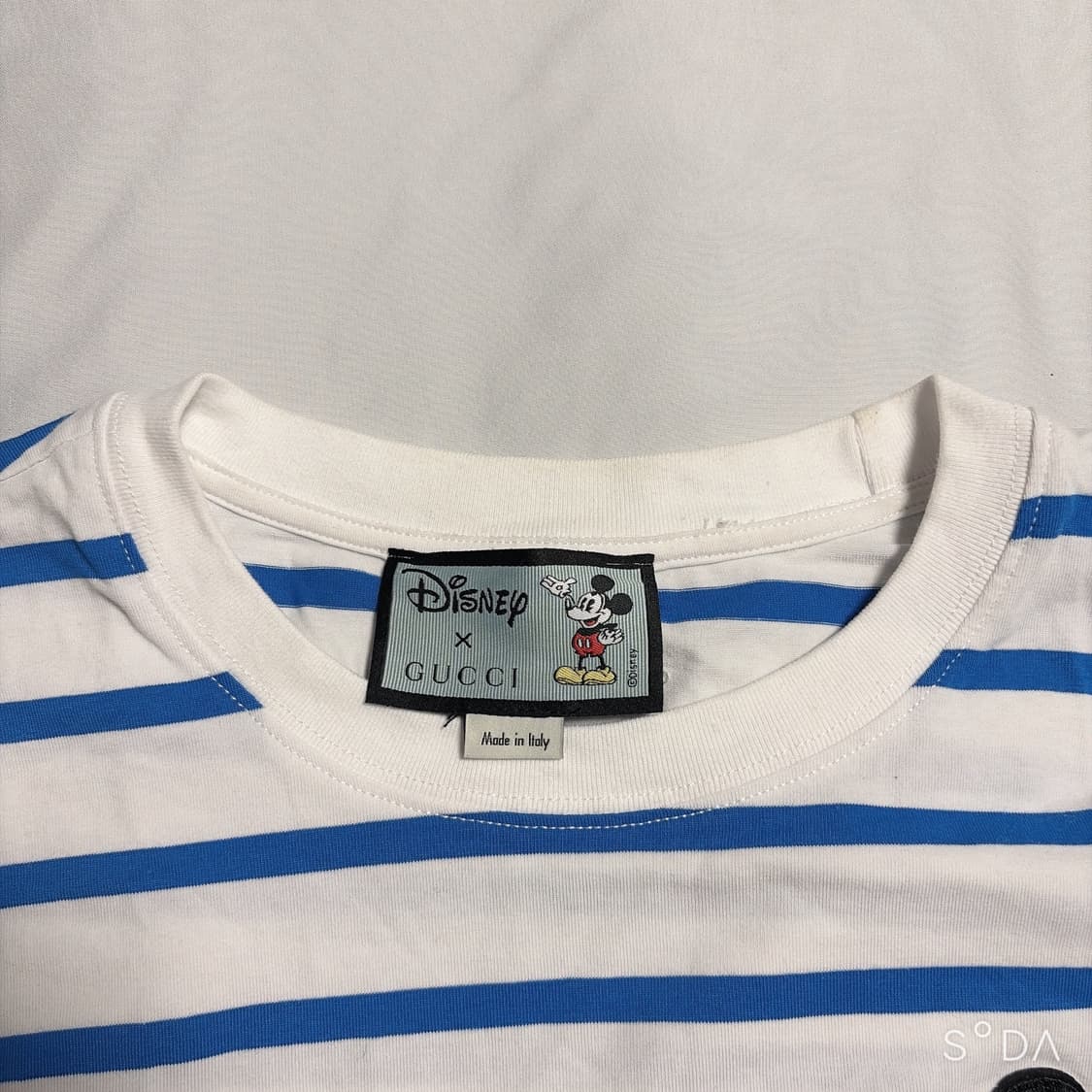 구찌 디즈니 콜라보 스트라이프 반팔티 상품이미지5