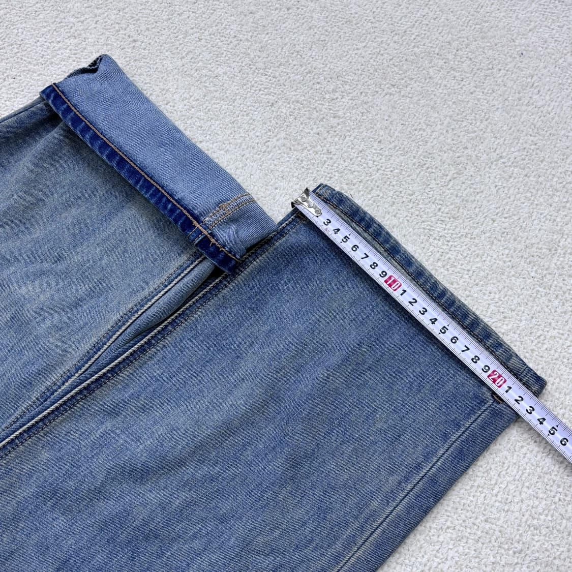 34 무신사스탠다드 빈티지 데님 팬츠 0317E 상품이미지9