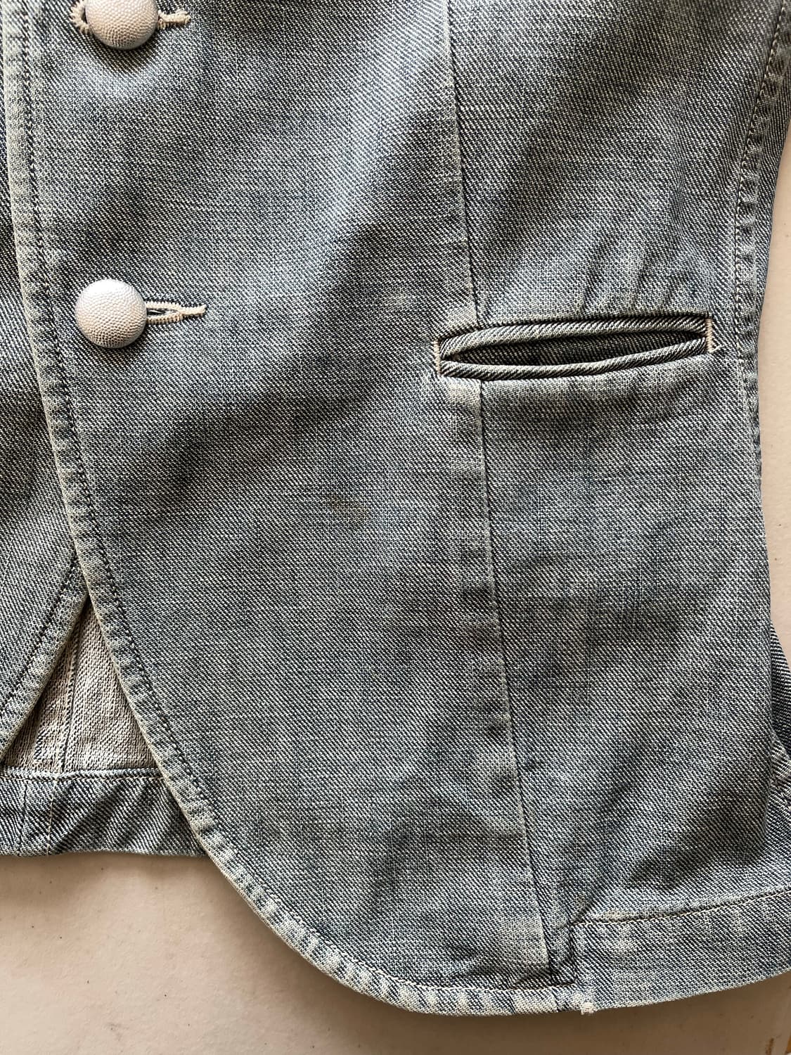 45rpm 데님 블레이저 자켓 상품이미지6