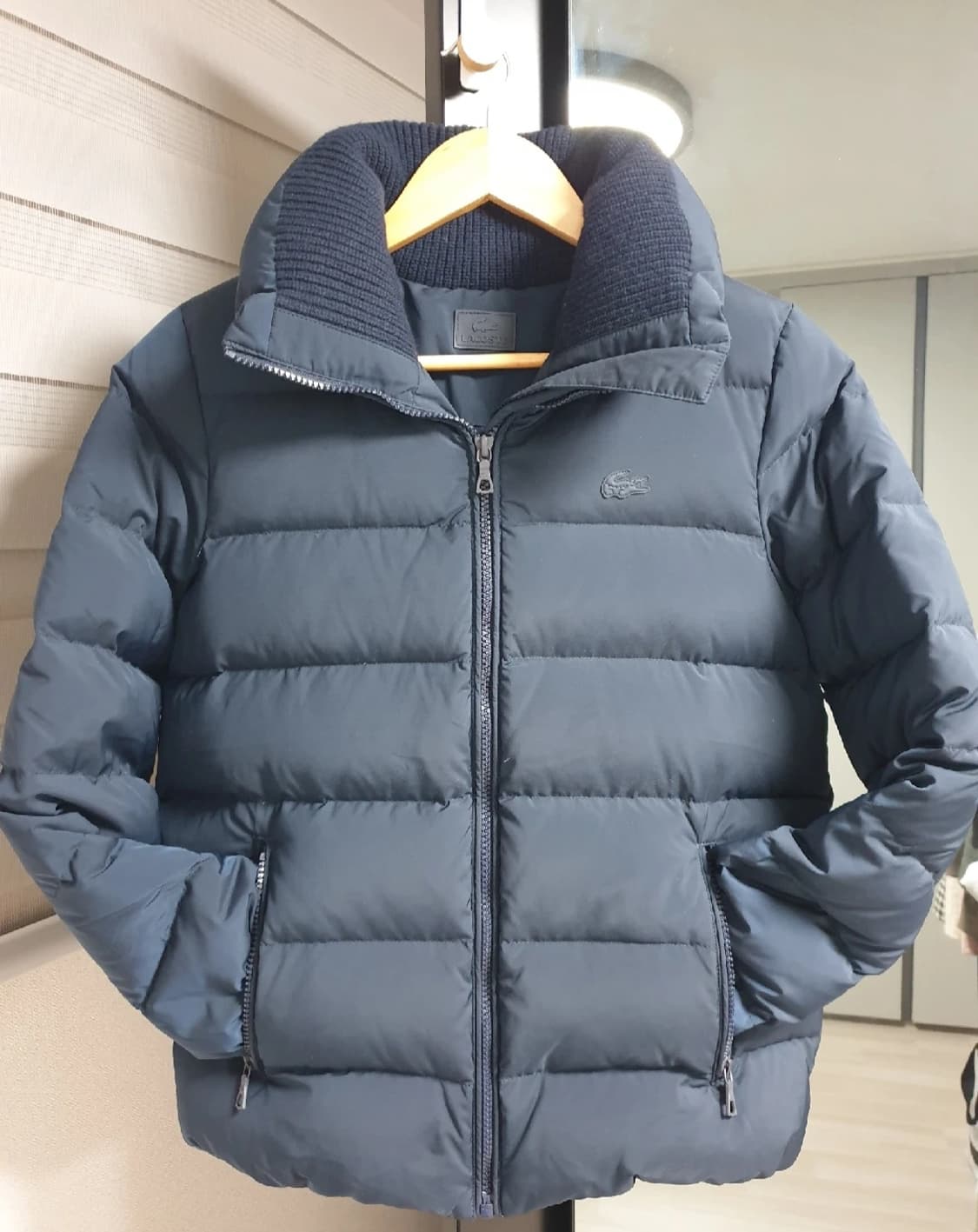 라코스테 패딩 34사이즈 네이비색 상품이미지1