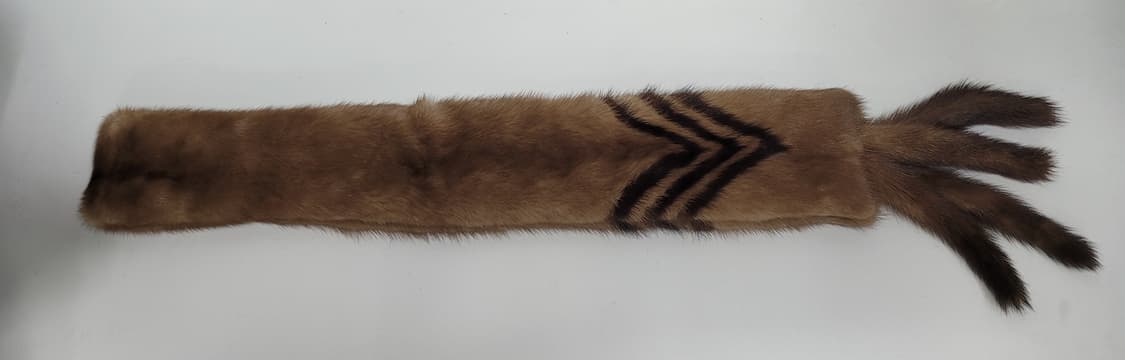 천연 밍크 머플러 / 총장 171 브라운
 상품이미지7