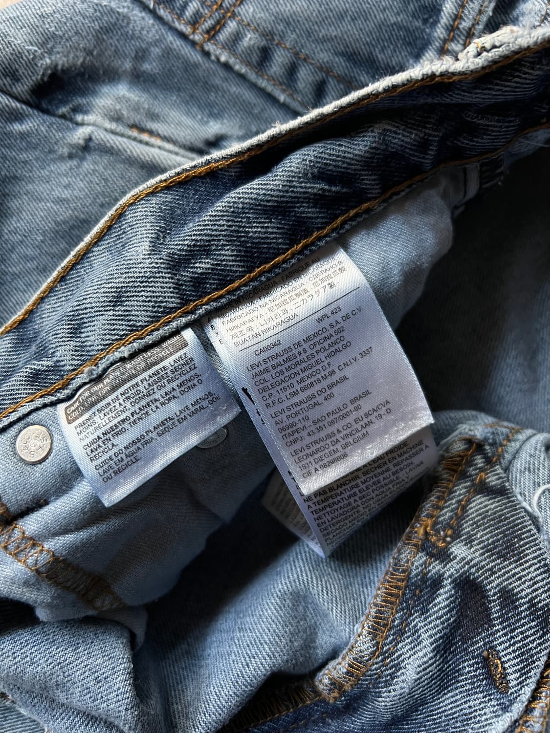 [38]리바이스 517 블랭크탭 미디엄블루 플레어진 F2 상품이미지5