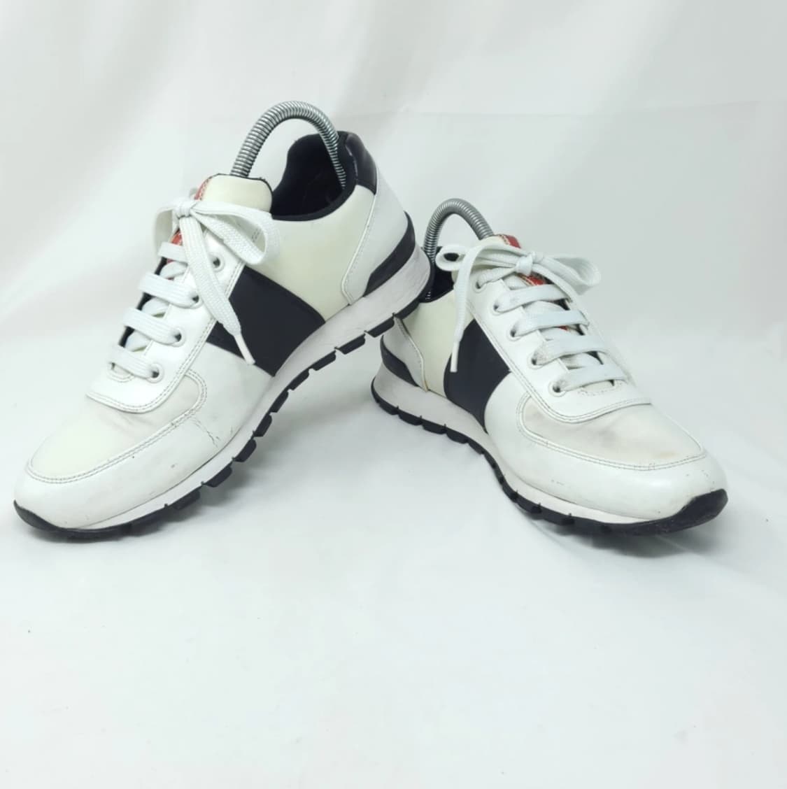 프라다 스니커즈 화이트 블랙 255~260 정품 상품이미지4