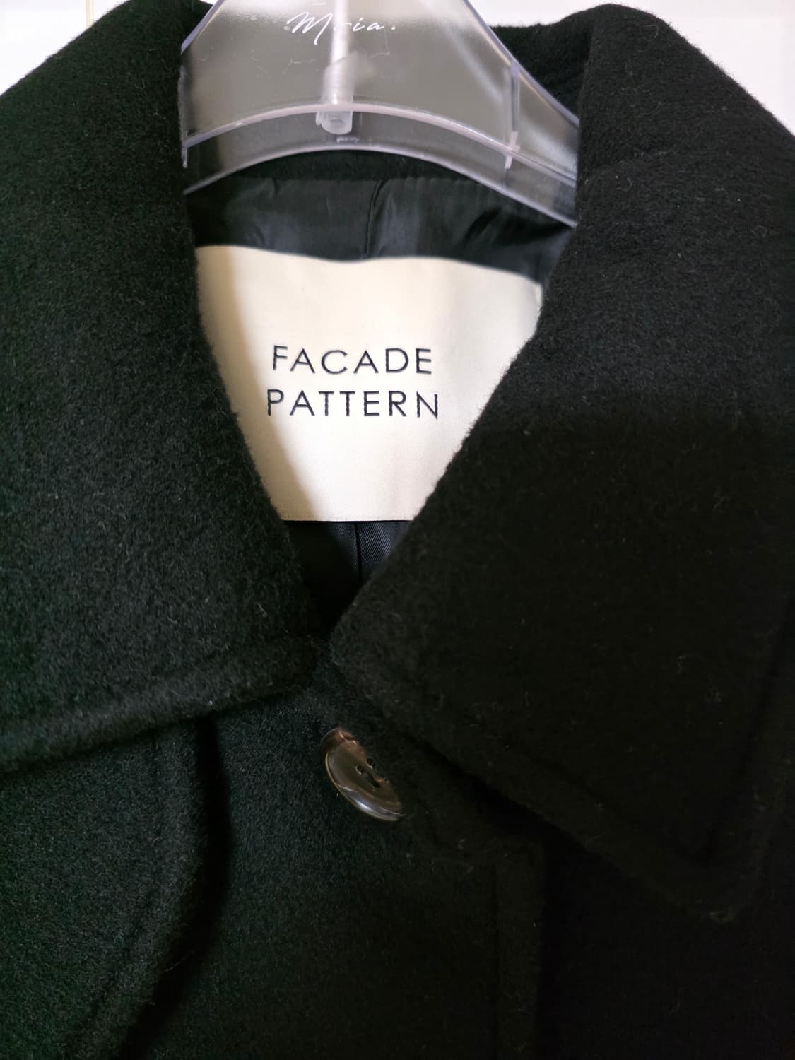 파사드패턴 카멜헤어 하프 코트 상품이미지7