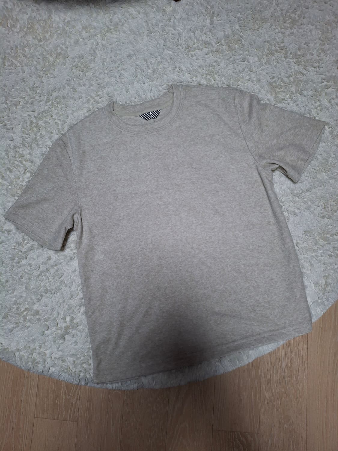 (마지막특가) 피그먼트 베이지 반팔티 상품이미지2