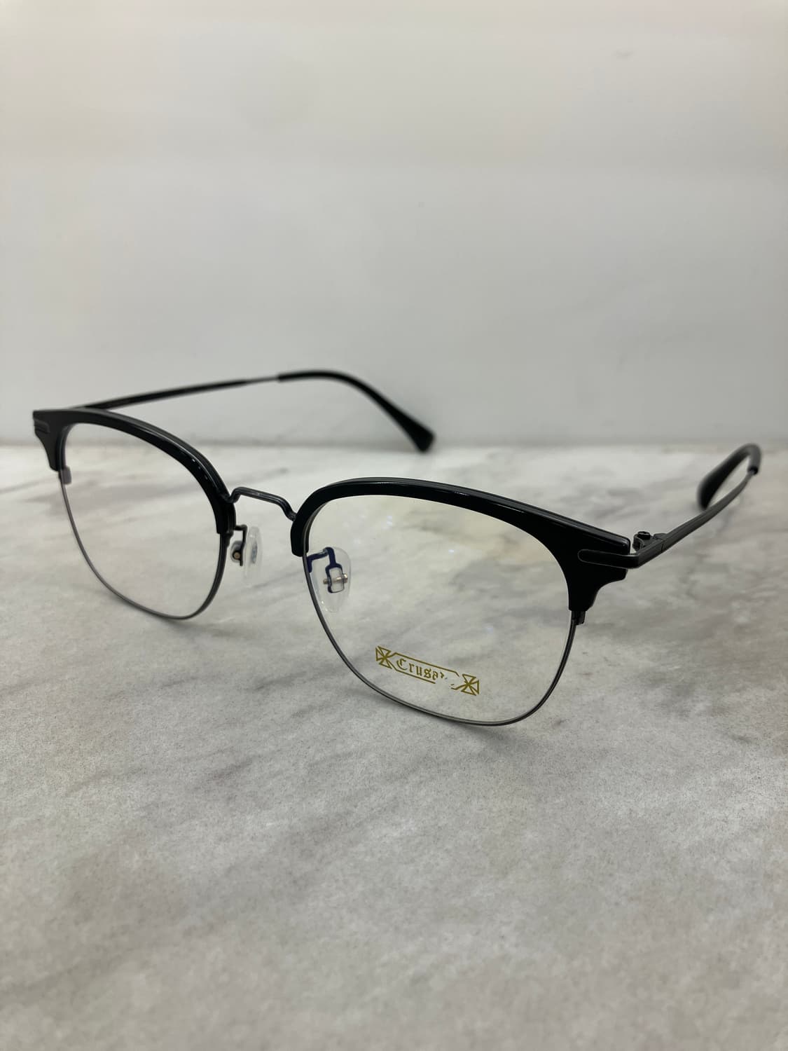 B33 크루세이드 Crusade 블랙 스틸 하금테 안경(14g) 상품이미지7
