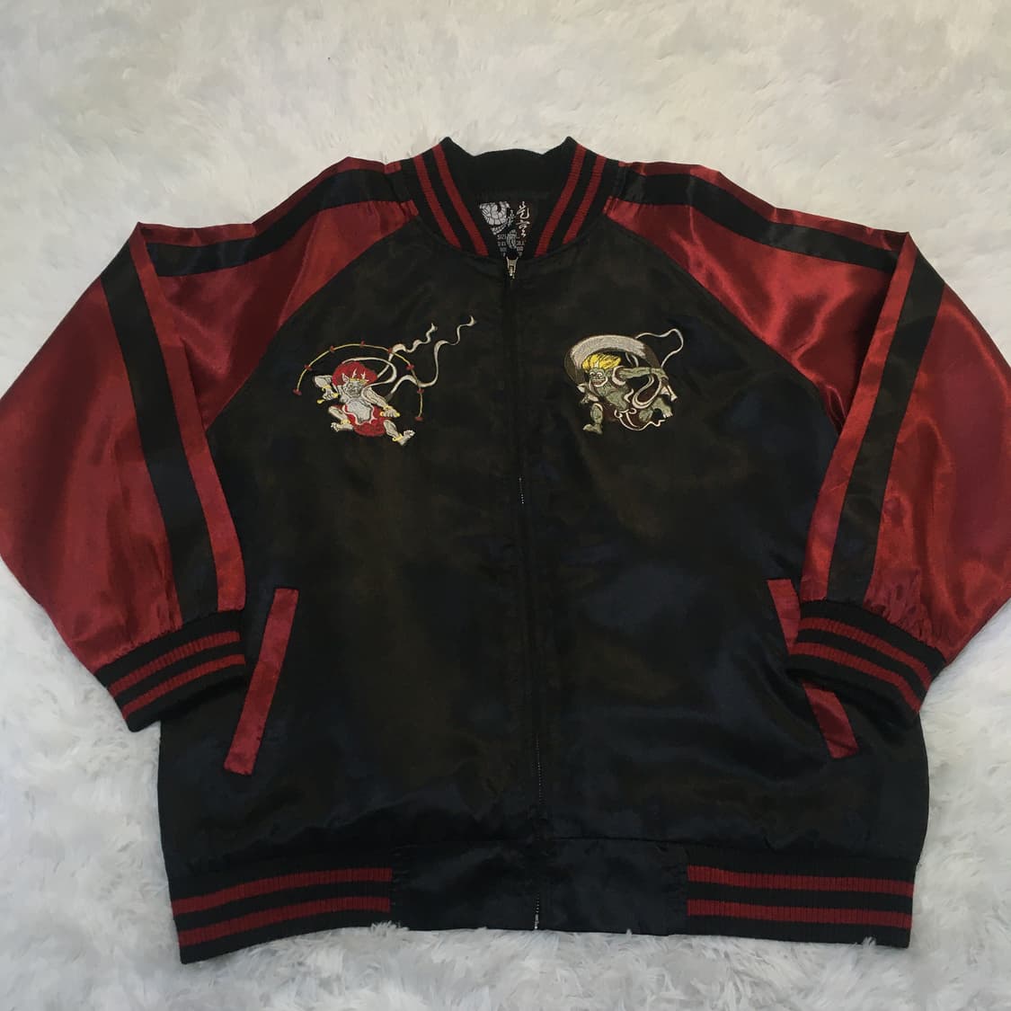 빈티지 풍신뇌신 스카쟌 764 y2k 스트릿 갸루 펑키 일본빈티지 상품이미지5