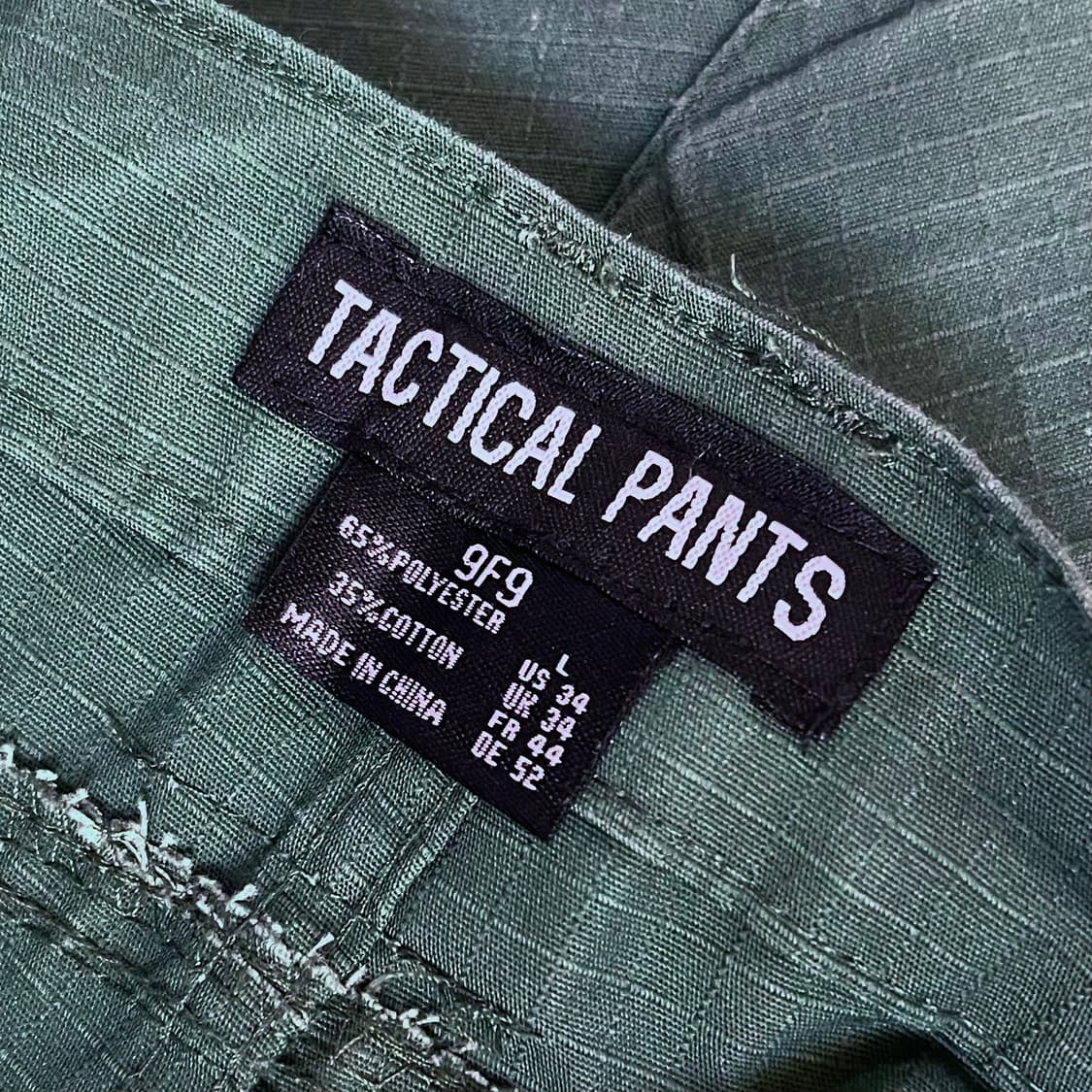 VINTAGE 택티컬 팬츠 9F9 SIZE L 상품이미지5