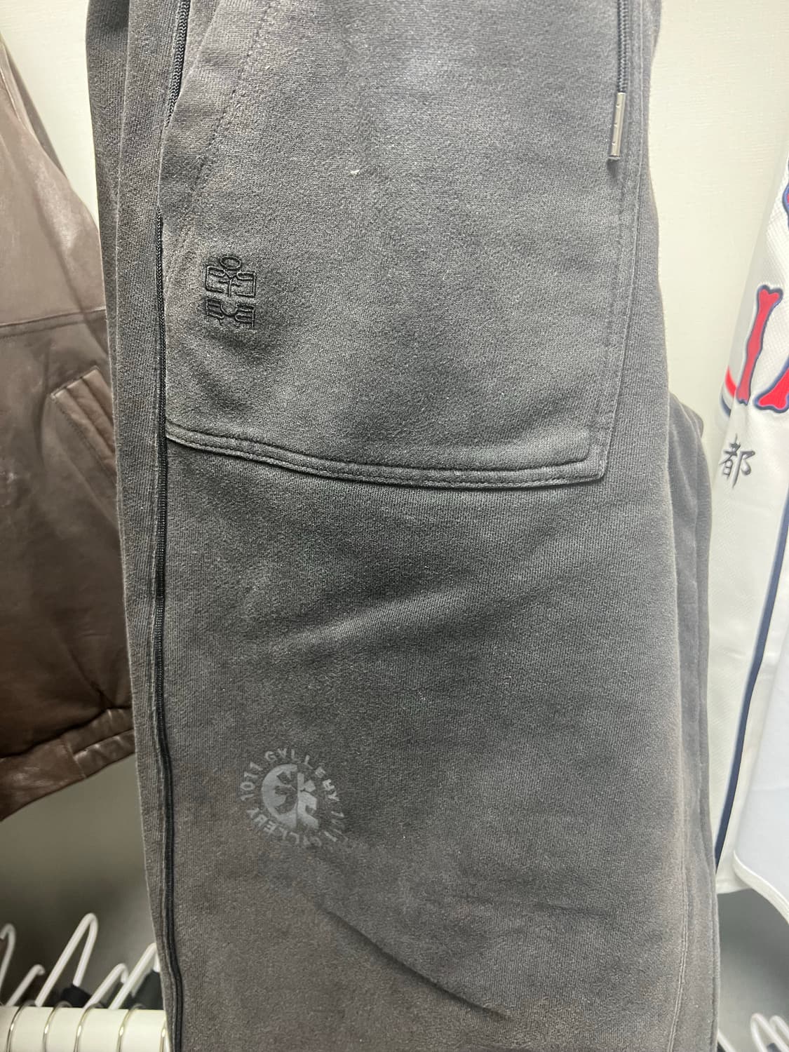 (2)폴리테루 퍼티그팬츠 워시드 블랙 상품이미지3