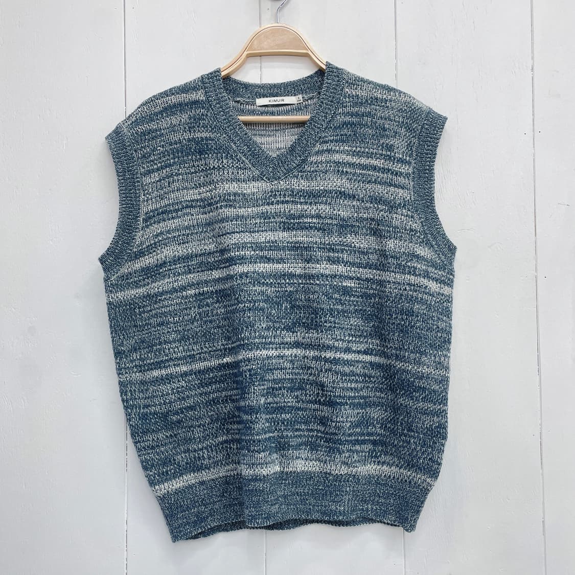 키무어(KIIMUIR) 그라데이션 브이넥 니트 베스트 상품이미지6