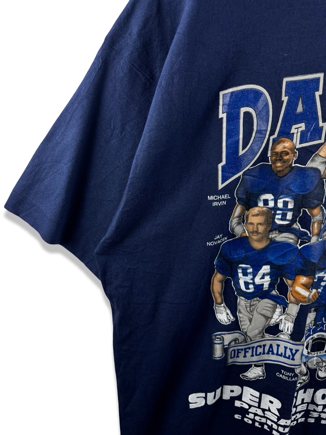 90S 미국제조 댈러스 카우보이 싱글스티치 티2295 상품이미지3