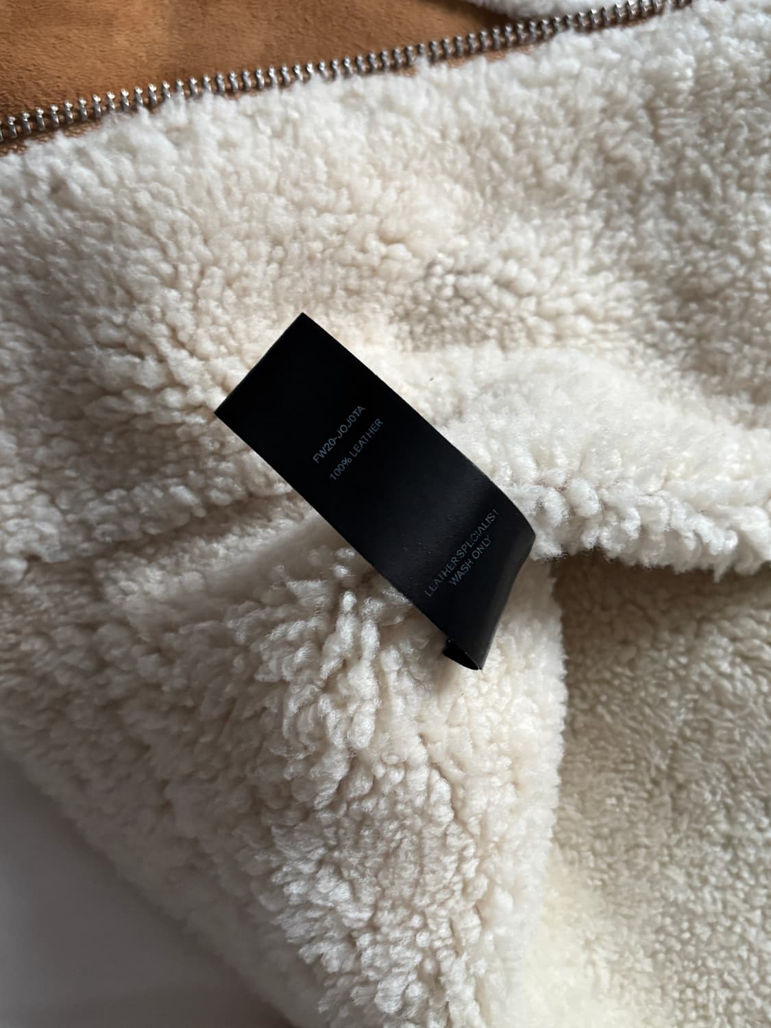 Knwls FW20 램스킨 시어링 무스탕 자켓 상품이미지9