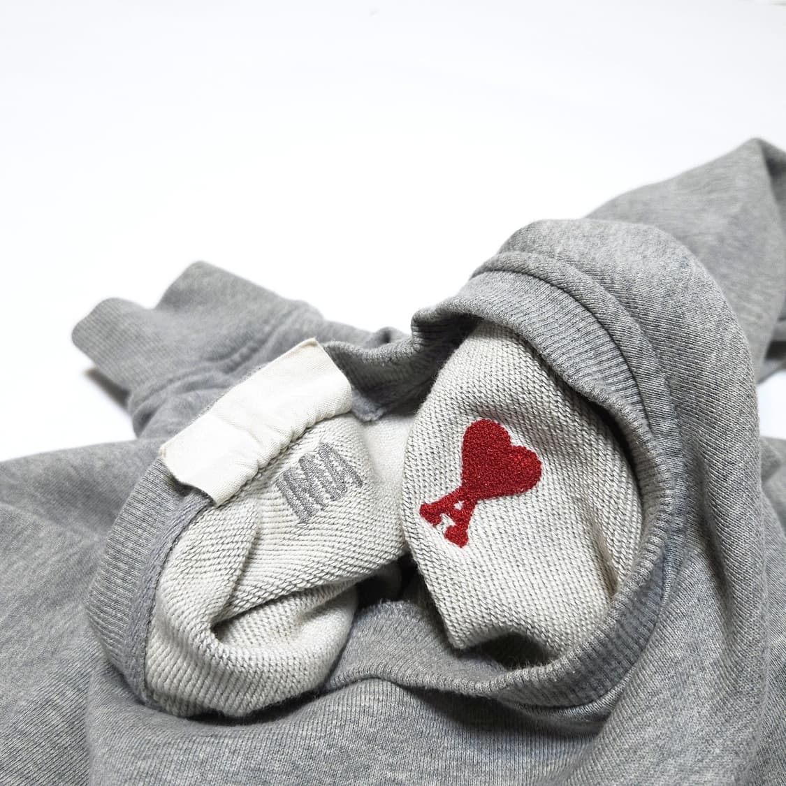 아미 ami 스몰로고 맨투맨 스웻셔츠 그레이 상품이미지5