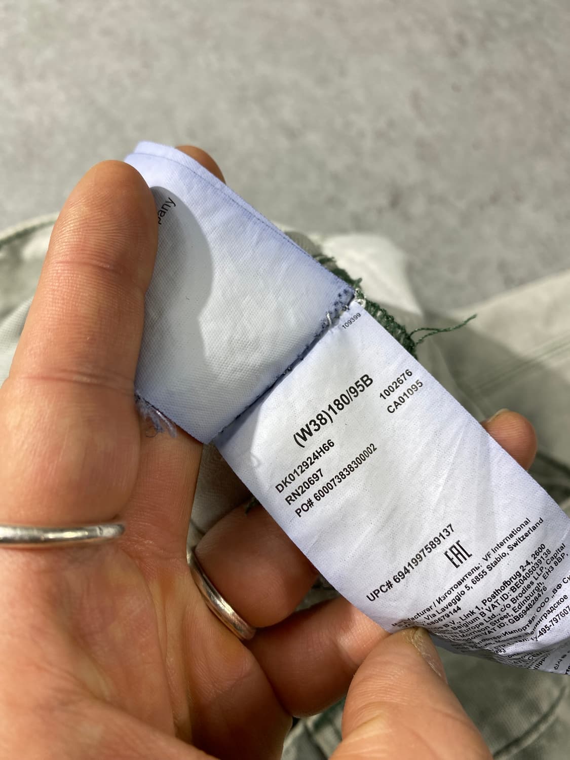 [38] Dickies 디키즈 오버사이즈 데님 카고 워크팬츠 상품이미지9