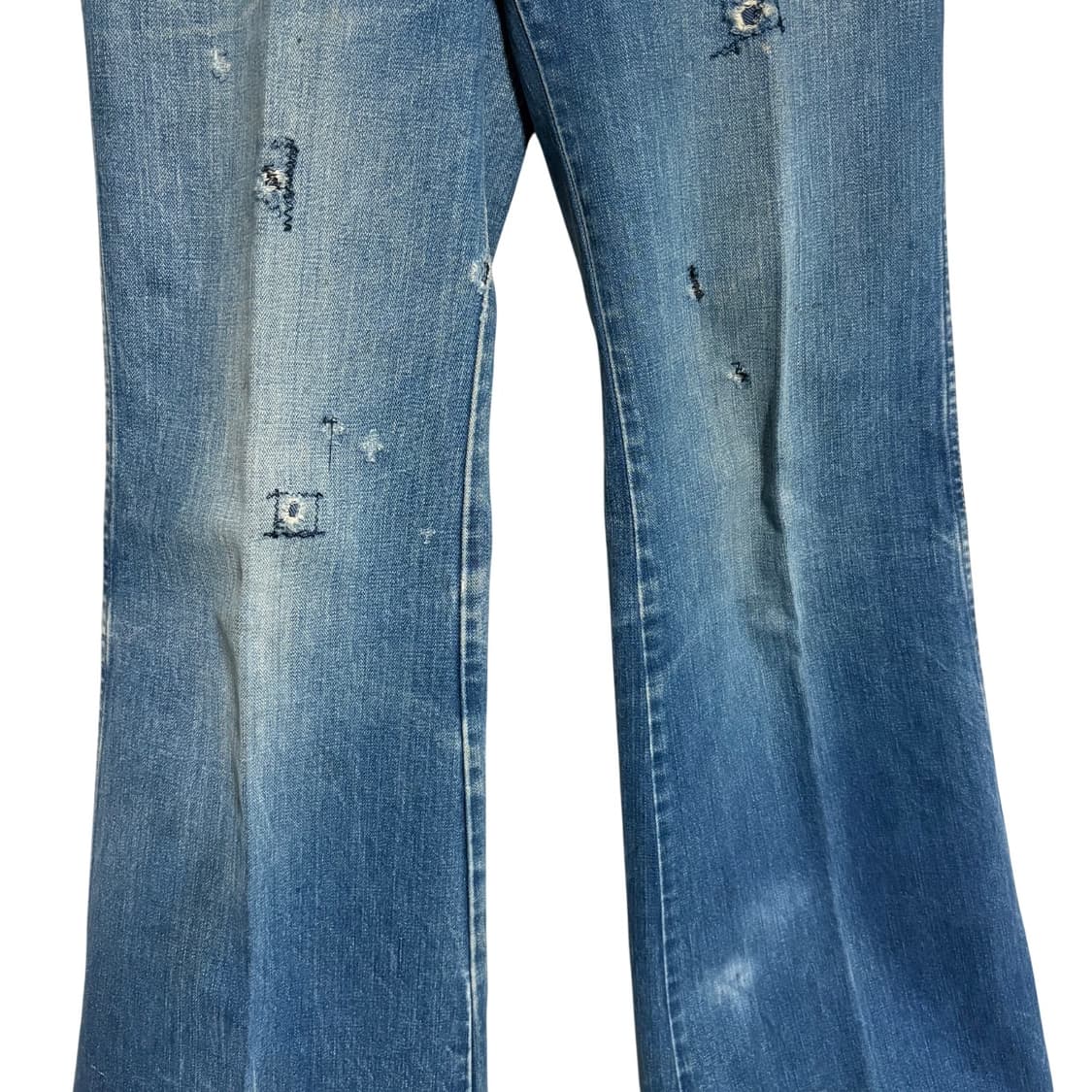 70s 랭글러 벨바텀 플레어 데님팬츠 32 리바이스 684 646 상품이미지3