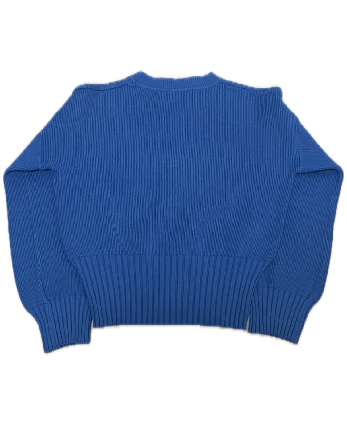 파란색 골지 니트 상품이미지3