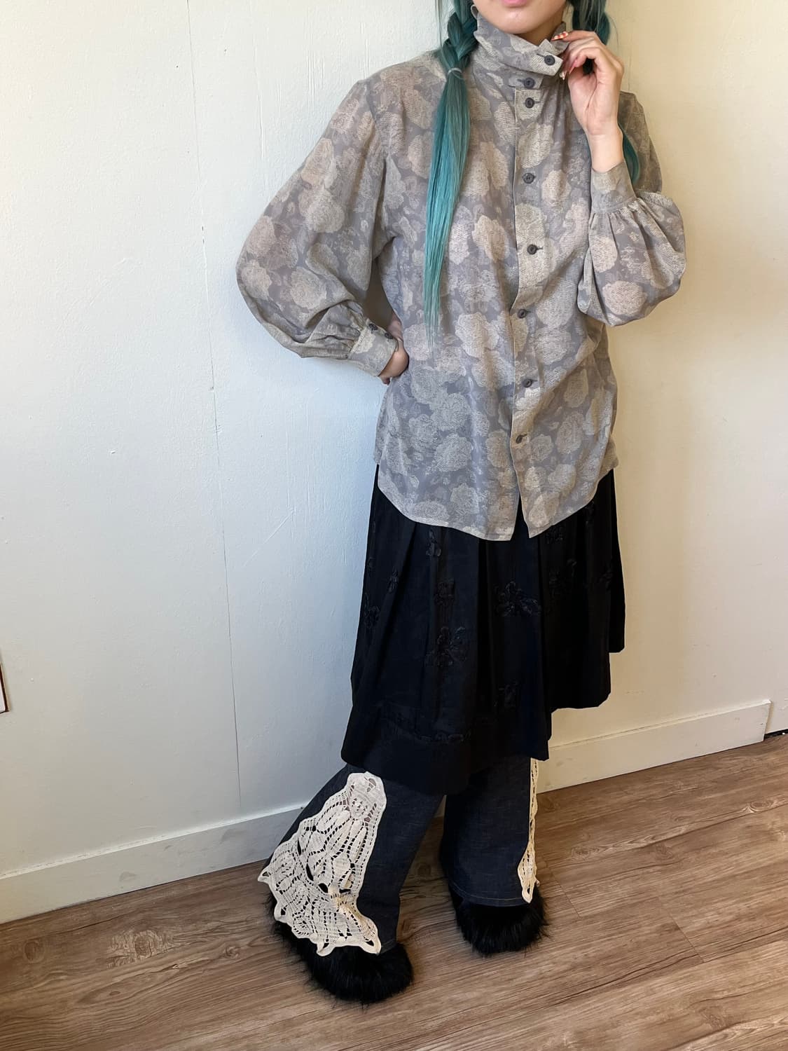 디올 실크 블라우스  상품이미지8