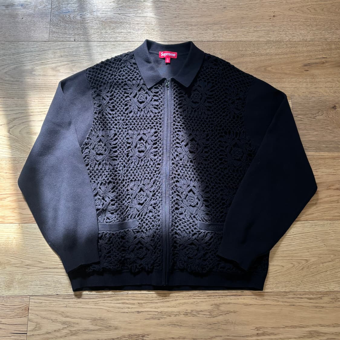 슈프림 크로셰 집업 가디검 상품이미지1