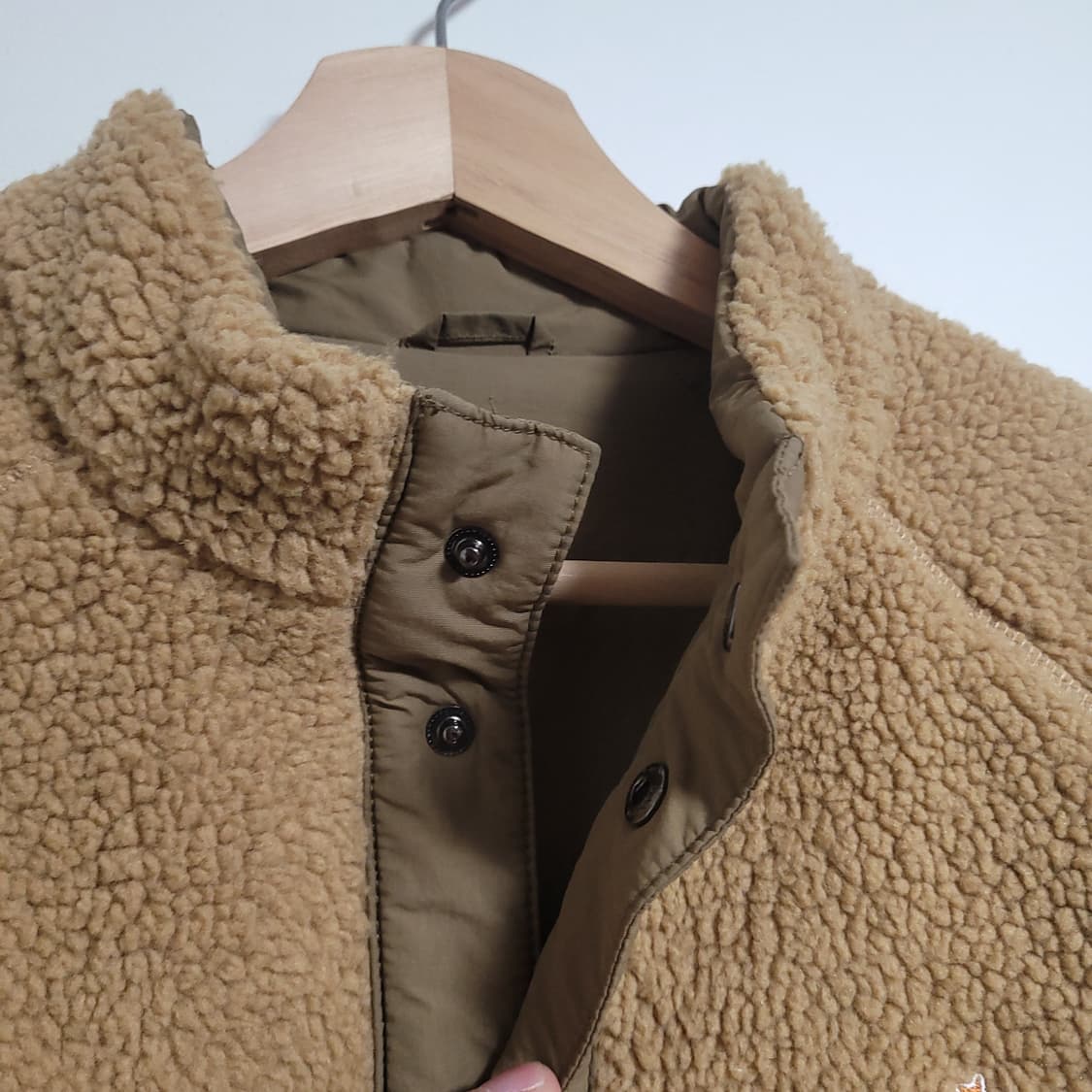 (155) 캉골 키즈 리버시블 롱 코트형 양면 양털 패딩 후리스 점퍼 상품이미지7